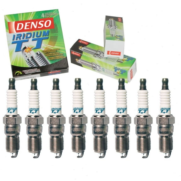 8 pc DENSO Iridium TT Spark Plugs compatible with Chevrolet Camaro 5.7L 6.2L V8 1993-2015