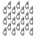 thumbnail image 4 of 100Pcs Plastic Light String Hooks Simple Christmas Hook Accessories Black, 4 of 9