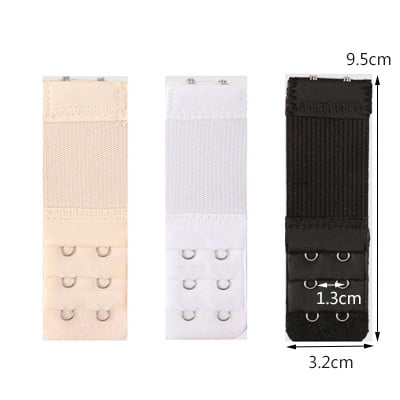 3PCS Hooks Bra Extender for Women‘s Elastic Bra Extension Strap Hook Clip Expander Adjustable Belt Buckle Intimates LUHAN