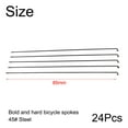 thumbnail image 2 of Hot Sales 24 Pcs Bicycle Spake 255MM 260MM 275MM 289MM Bike Steel SPOKES Black For 27.5/26/29er Bicycle Replacement Supplies, 2 of 6