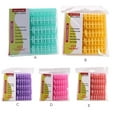 thumbnail image 3 of 1 Set Hair Curler Fool-style Operation Bright Color Assorted Colors Hairdressing Magnetic Hairdress Roller for Short Medium Hair Green, 3 of 6