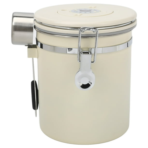Contenedor De Café, Caja Para Verduras, Tarro Sellado, Tarro De Té Con Cuchara Para Café Molido, Granos, Té, Harina, Cereales, Azúcar