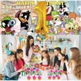 thumbnail image 5 of Baby Looney Tunes 1st Party Supplies Decoration Cake Topper Cupcake Big Number Balloon Set Birthday Decor Kit, 5 of 5