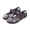 Purple, variant on Womens Woven Strap Beaded Sandal , Boho Floral Sandals Braided StrapSandals ,Accents for Summer Beach and Casual Daily Wear, Comfortable Cushioned Insole