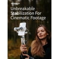 thumbnail image 3 of Zhiyun Smooth 5S Phone Gimbal, 3-Axis Smartphone Stabilizer with Built-in and Magnetic Fill Light, AI Face Tracking for iPhone and Android, YouTube TikTok Video, Gray Combo, 3 of 5