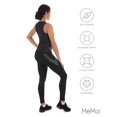 thumbnail image 6 of Wellfit Reflective Rainbow Smoothing Stretch Athletic Tank Top, XS, Black, 6 of 7