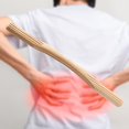 thumbnail image 1 of Palo de Guasha de madera de , herramienta de de reflexología cuello del hombro , Lgo 41cm Yinane palos de gua sha, 1 of 8