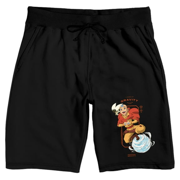 Avatar The Last Airbender Lounge short on Black Adult-Small