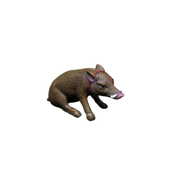 DIY Craft Pirate Boar Ornaments craft Sculptures Lifelike Miniature Figurines Microlandscape for Landscape Office Study Room Garden single
