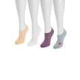 thumbnail image 4 of MUK LUKS Women's Dream Step No-Show Liner Socks, 4-Pack, OSFM, 4 of 7