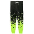 thumbnail image 6 of Hsovts Halloween Pajama Pants for Men Hallowmas Pj Pants for Men Pumpkin Ghost Print Lounge Bottoms Elastic Waist Drawstring Sleepwear With Pockets Green 2XL, 6 of 7