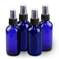 thumbnail image 1 of Botellas de aerosol Wedama Mini de vidrio ámbar de 120 ml (4 oz) (paquete de 4), 1 of 7