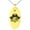 Gold, variant on Stainless Steel Buccaneer Privateer Pirate Engraved Small Oval Charm Pendant Necklace
