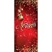 thumbnail image 3 of My Door Decor 285906XMAS-007 36 x 80 Po Ornements Rouges devant la Porte Bannière Murale Decor&44; Multi Couleur, 3 of 6
