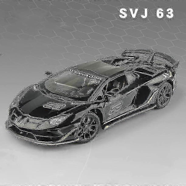 1:24 Lamborghinis Aventador Svj63 Alloy Model Car Toy Diecasts Metal Casting Sound And Light Car Toy Boris