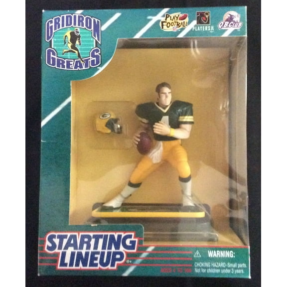 1997 Brett Favre Starting Lineup Gridiron Greats 7 Inch Figure