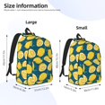 thumbnail image 3 of Yiaed Lemon Print Backpack, Premium Laptop Backpack, Travel Backpack for Women, Lightweight Backpacks, Comfortable Back Pack-Medium, 3 of 5