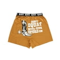 thumbnail image 3 of LazyOne Funny Animal Boxers, Novelty Boxer Shorts, Humorous Underwear, Gag Gifts for Men, Cowboy, Cowgirl, Spurs, Boots, Horse, Western (Don't Squat, Small), 3 of 7