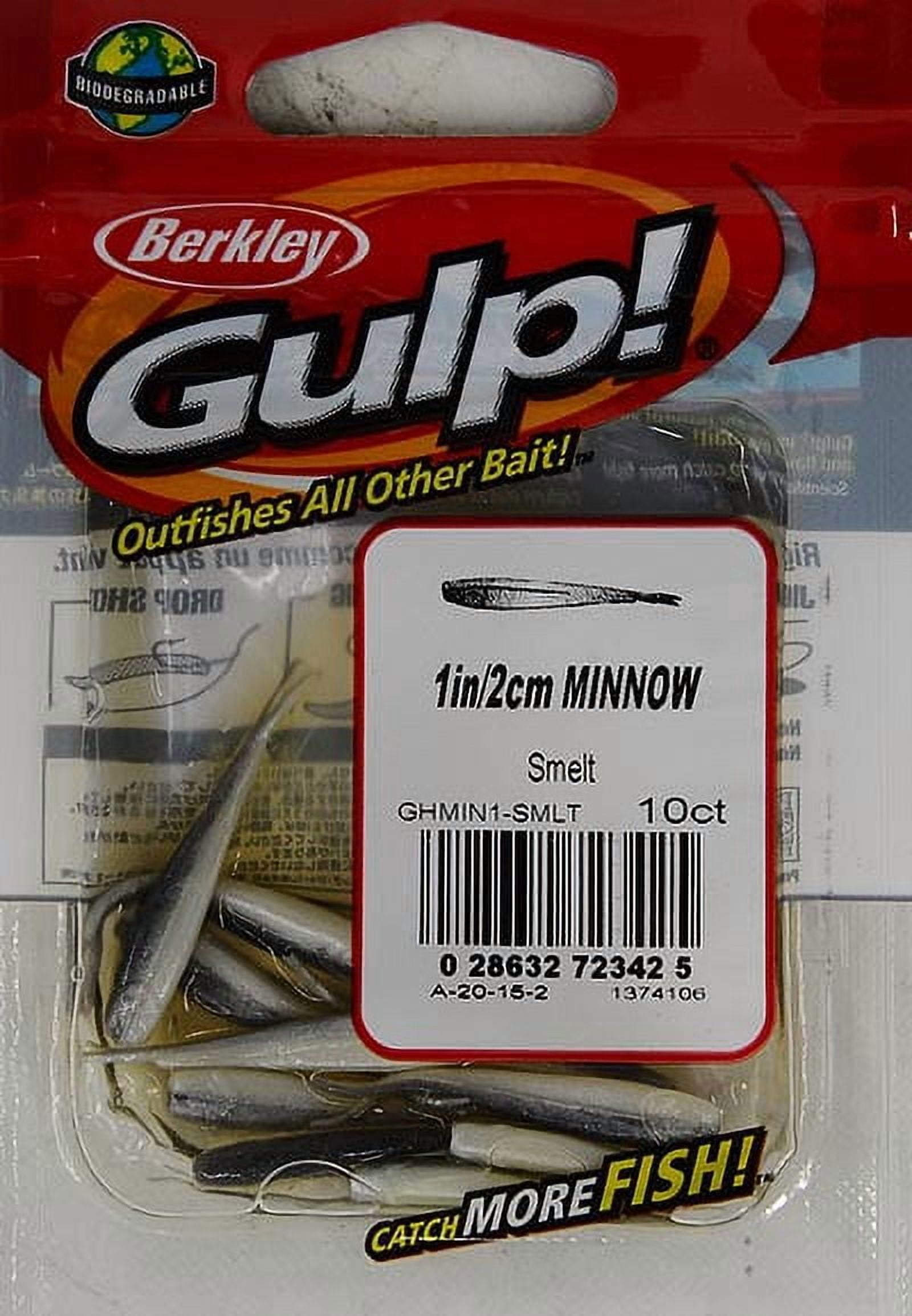 Berkley Gulp! Surf Bytes Baitfish, 3 in, Chartreuse, Soft Bait