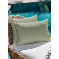 thumbnail image 4 of Outdoor Pillows Waterproof, Polka Dots Bedding Throw Pillows with Insert for Couch Sofa Bed, Modern Speckles Minimalist Sage Green 12x20 Inch Pillowcases Decorative Camping Patio Pillow Set of 2, 4 of 8