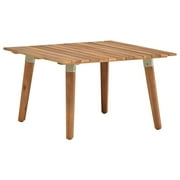 vidaXL Garden Coffee Table 23.6"x23.6"x14.2" Solid Acacia Wood, 46468