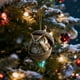 thumbnail image 4 of Artesanías Decorativas Adorno navideño de animales del bosque para árbol de Navidad, colgante acrílico de 8 cm para decoración festiva (1 unidad) Rkxzt, 4 of 9