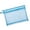 Blue, variant on White Dual-Compartment Mesh File Folder With Zipper For A6 Test Papers And Stationery Clear View Window