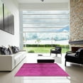 thumbnail image 6 of Ahgly Company Indoor Round Mid-Century Modern Neon Pink Oriental Area Rugs, 6' Round, 6 of 6