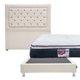 thumbnail image 1 of Colchón Matrimonial + Box Dolum + Cabecera Mary Spring Air Dicasa Monaco, 1 of 8