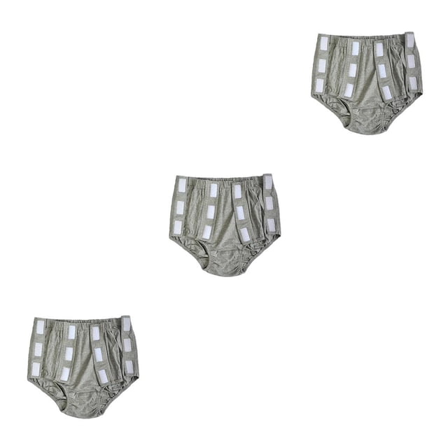 Pantalón Protector de Incontinencia Reutilizable Seitruly para Mujeres Adultos Gris L