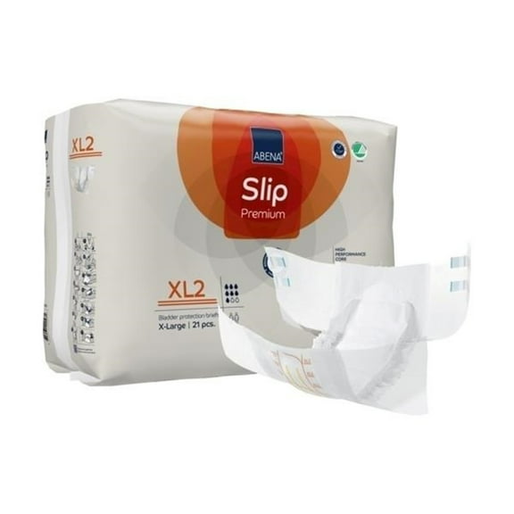 Abena Slip Premium XL2 Adult Incontinence Brief XL Heavy Absorbency 1000021293, 51, 21 Ct
