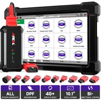 ANCEL Heavy Duty Truck Scanner, Wireless Bidirectional Diesel Scan Tool All System Truck OBD2 Scanner with 40  Reset Services, DPF, ECU Co-ding, 2 In 1 Code Reader Diagnostic Scan Tool for Truck & Ca