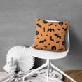 thumbnail image 4 of Halloween Throw Pillow Cases Happy Halloween Ghost Boo Spooky Pillow Cases Throw Cushion Cover Cushion Cases for Home Office Halloween Decoration,20x20 Inch (2Pcs), 4 of 6