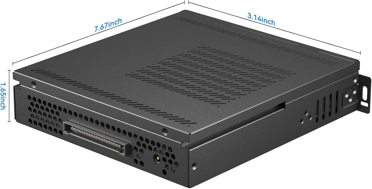 TIBURN Mini PC Windows 11 Pro, Intel I5-12450H Quad-Core Processor Mini Computers, Desktop Computers 4K UHD Board