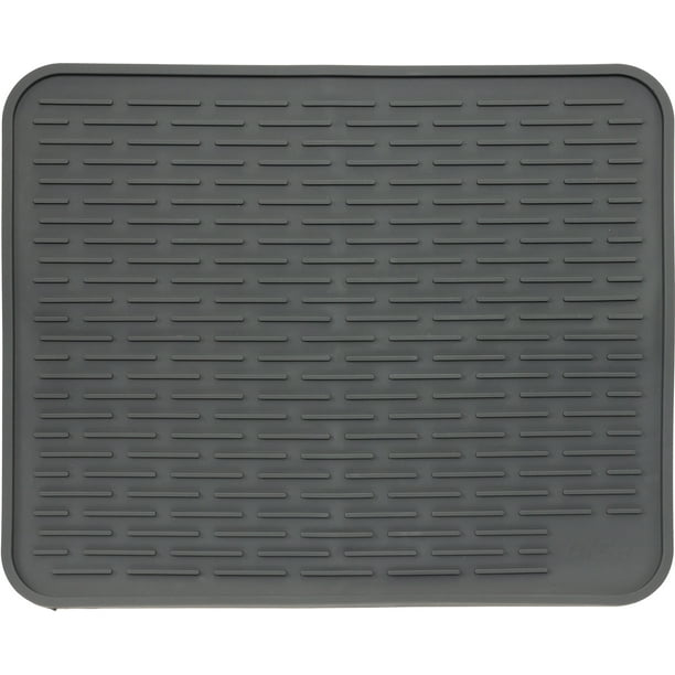 XXL Super Size Silicone Dish Drying Mat 24 x 18 Inch Large Counter