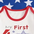 thumbnail image 5 of Baby Onesies Boy Infants Jumpsuit Cute Comfortable 4th Of July Outfit Baby Boy Girl Romper USA Bodysuit Fourth Of July Memorial Summer Bodysuit, 5 of 7