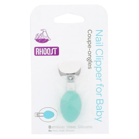 Rhoost - Nail Clipper Baby Teal - 1 Each - 1 Ct