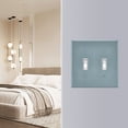 thumbnail image 5 of Dailycode Light Switch Plate Covers 2 Gang Wall Plate Plastics Outlet Covers for Kitchen Home Office Decor Ice Blue, 5 of 8