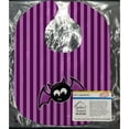 thumbnail image 2 of Halloween Bat Purple Stripes Baby Bib, 2 of 3