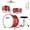 Mirror Metallic Red, variant on Eastar Kids Drum Set for Gift 14" 3-Piece Drums Kits with Bass Tom Snare, Adjustable Throne, Cymbal, Pedal, Drumsticks, Mirror Blue