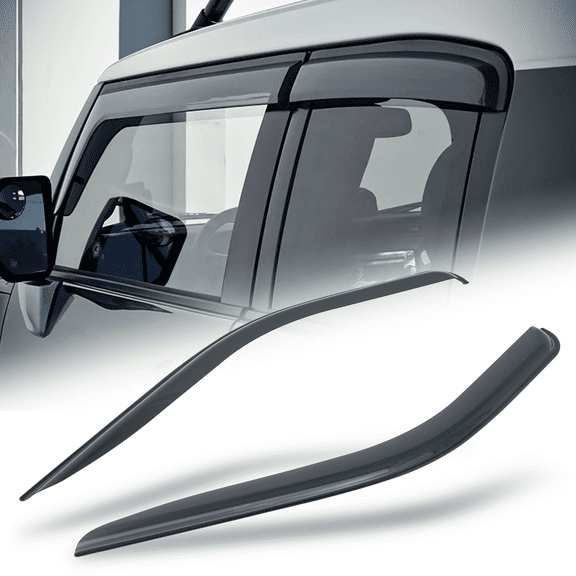 Magshion 4Pcs Tape-On Window Visor Shade Vent Wind Rain Deflector Guard for 14-23 Ford Transit