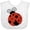 AA-White, variant on Inktastic Ladybug, Red Ladybug, Cute Ladybug, Ladybird Girls Baby Bib
