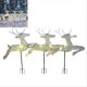thumbnail image 2 of Set of 3 Pre-Lit White Reindeer with White Lights Standing Reindeer, 2 of 5