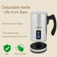 NutriChef PKMFR14 2in1 Electric Milk Frother & Milk Warmer