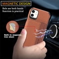 thumbnail image 5 of for iPhone 11 Case with Card Holder,Kickstand for iPhone 11 Wallet Case,RFID Blocking,Camera Protector,PU Leather Shockproof Protective Flip Cover for iPhone 11 Phone Case (Brown), 5 of 14