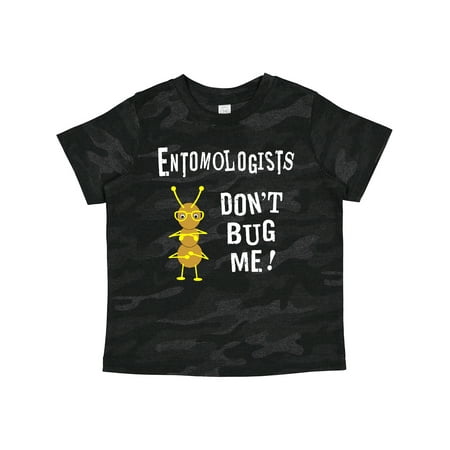 

Inktastic Entomologists Bug White Text Gift Toddler Boy or Toddler Girl T-Shirt