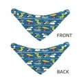 thumbnail image 6 of Kll Dinosaur On The Beach Vacation，Coconut Crab Dog Bandanas,Triangle Reversible Pet Scarf For Small Medium Large And Extra Large Dogs-Small, 6 of 7