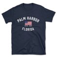 thumbnail image 1 of Palm Harbor Florida Patriot Men's Cotton T-Shirt, 1 of 1