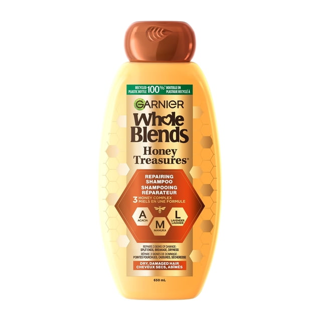 Shampoo Reparador Garnier Whole Blends Tesoros de Miel