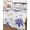 Navy Blue, variant on Twin Quilt Bedding Set, Merry Christmas Reversible Summer Quilt 3 Pieces, Winter Xmas Snowflakes Blue Yellow Lightweight Bedspreads Coverlets with 2 Pillow Shams for All Seasons